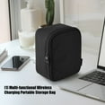 thumbnail image 2 of AOOOWER Portable Charging Carrying Case Organiser Travel Storage Bag Black Charging Dock Organsier Storage Bag Stylish and Convenient Organiser, 2 of 9