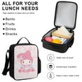 thumbnail image 2 of Kuromi And My Melody 3 Piece Backpack Set With Lunch Box And Pencilcase Casual Bookbag, 2 of 6
