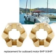 thumbnail image 4 of Boat Outboard Propeller Nut, Boat Outboard Nut Easy Installation F15 06000016 Small Size  For 6HP 9.9HP Motor, 4 of 8