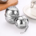 thumbnail image 4 of Tetera de acero inoxidable con forma de bola, tetera Weibao con fugas de té, tetera con forma de bola marinada, utensilio de cocina, bola de condimento, 4 of 5