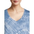 thumbnail image 4 of Time and Tru Women's V-Neck Tunic T- Shirt, 4 of 5