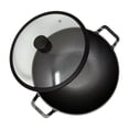 thumbnail image 2 of Meyer Cast Iron 30cm/4.7L Kadai with lid, 2 of 3