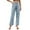 Baby Blue, variant on FJUCHAI Denim Jeans Pants for Women's Mid-Wais Straight Leg Casual Comfort Fashion Long Trousers Jeans S-XXL