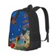 thumbnail image 1 of Fotbe Colorful Coral Reef Mochila para Hombre y Mujer - Tela Oxford 600D Resistente - Mochila Impermeable de Gran Capacidad para Escuela, Viajes y Senderismo, 1 of 6