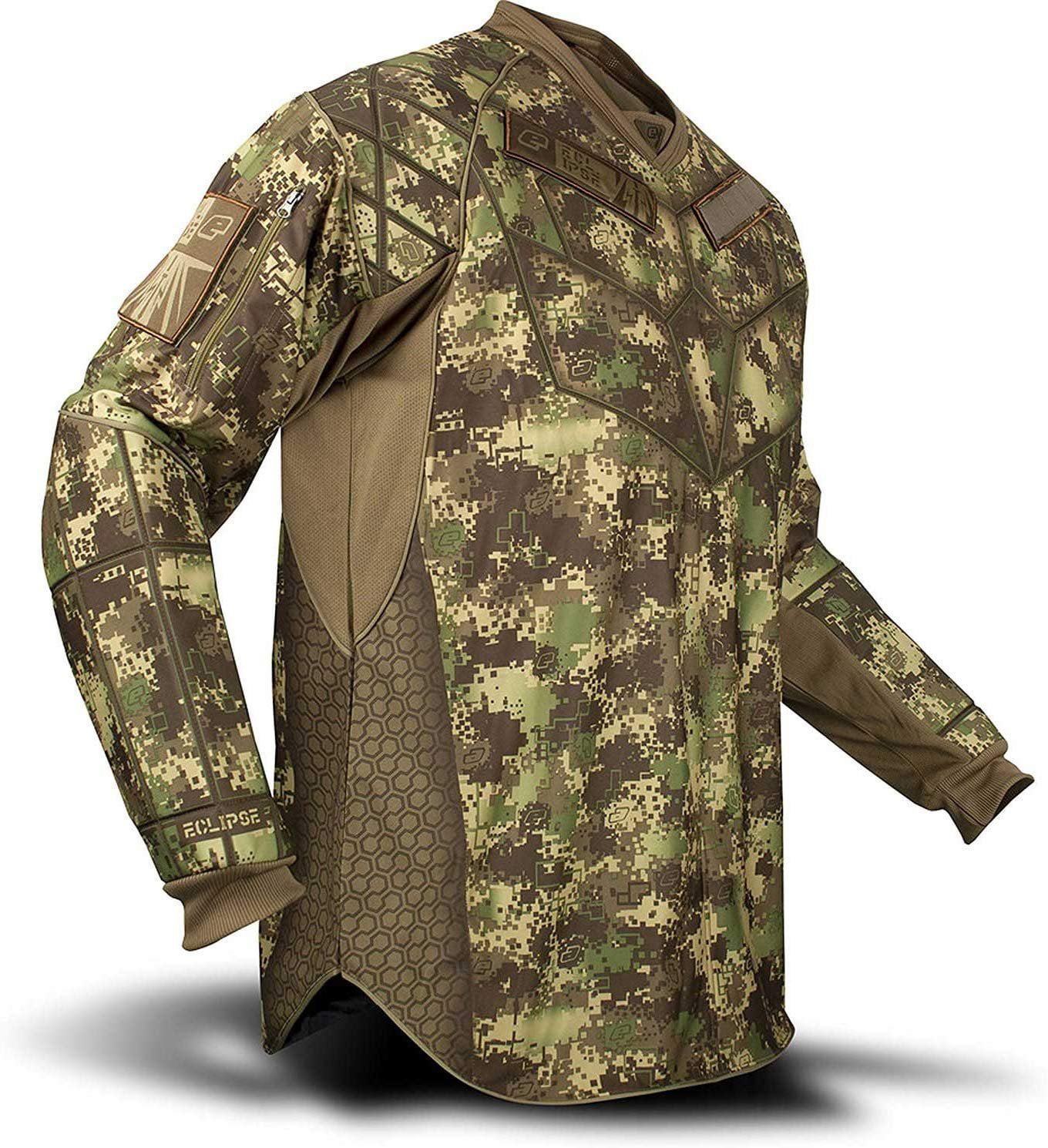 Planet Eclipse HDE Camo Paintball Jersey Medium **FREE SHIPPING** 