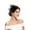 X1 Black, variant on Ticikt Women Fascinator Hat, Flower & Net Veil Headpiece for Tea Party, Races, Wedding and Formal Events,RD3
