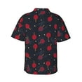 thumbnail image 3 of Daiia Ping Pong Hawaiian Shirt for Men Gentle Cotton Regular Short Sleeve Casual-3X-Large, 3 of 9