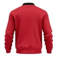 thumbnail image 6 of CCRFTGI Mens Bomber Jacket Lightweight Casual Golf Windbreaker Spring Fall Full Zip Up Coat Jackets withPockets Red S, 6 of 6