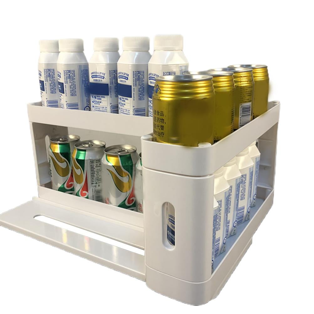 Condiment Storage Rack Multifunctional Holder 2Tier Rotating Spice