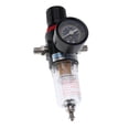 thumbnail image 1 of Compressed Air Filter Regulator, 1/4inch NPT Air Filter Pressure Regulators - Separator with Pressure s, 1 of 9