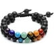 thumbnail image 1 of Pulsera de cuentas de chakras, pulsera de cristal curativa de los 7 chakras, pulsera de cuentas de piedra de yoga, pulsera de meditación, relajación y ansiedad., 1 of 5