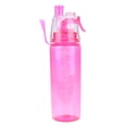 thumbnail image 2 of Spray Water Bottle, Plastic Water Bottle, 600ml Portable Clear Plastic For Outdoor Uses For Sports, 2 of 2
