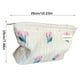 thumbnail image 5 of Bolsa de Maquillaje de Tela Floral, Bolsa de Viaje Grande, Organizador de Cosméticos de Tela, Impermeable, Plegable, Portátil, para Dormitorio, para Oficina, con Capacidad Amplia, 5 of 7