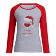 thumbnail image 4 of IROINNID Reduced Christmas Sweatshirts for Women Winter Xmas Print Long Sleeves Crewneck Holiday New Year Tops,Gray, 4 of 6