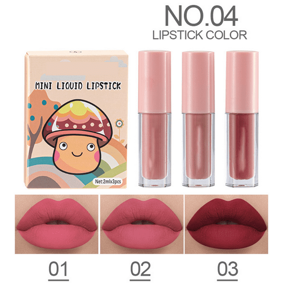 Lip Butters - 3Pcs Black Lipstick Tube Set Lip Gloss High Pigmented Velvety Creamy Lipstick Proof & Non Stick Lip Stain Colors & Color Lips Makeup 2Ml*3Pcs, Color Lipstick, Easter