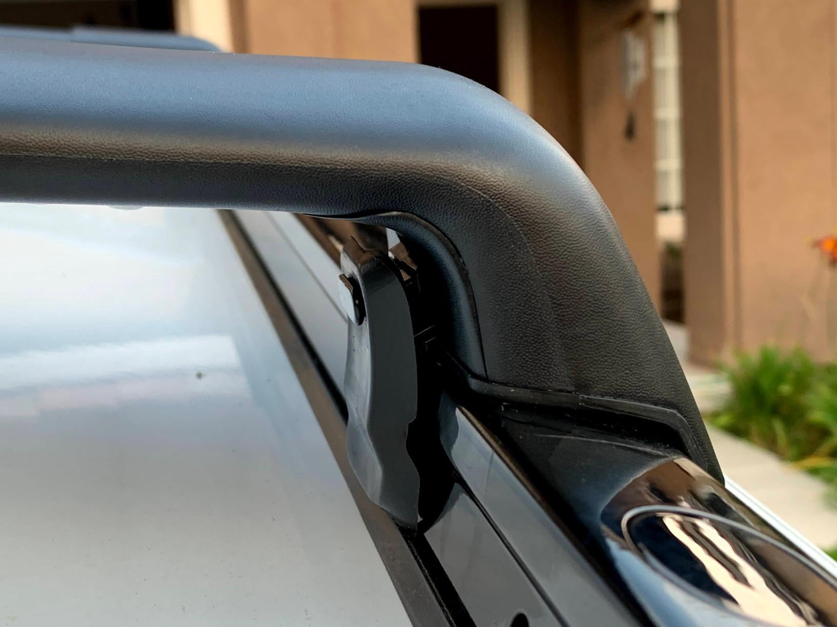 BRIGHTLINES Roof Rack Crossbars Replacement for Kia Sportage 2017-2021 Set of 2pcs, Black Aluminum Roof Top Cargo Rack