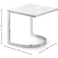 thumbnail image 3 of Meridian Furniture Copley Chrome End Table, 3 of 5