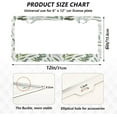 thumbnail image 3 of Coolnut Green Leaves License Plate Frame 2 Pack 2 Holes Car Aluminum License Plate Holder Automotive Parts Decoration Universal with Screw Caps Cover, 3 of 7