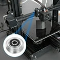 thumbnail image 5 of 8 Pcs Roue d'Imprimante 3D avec Roulement Linéaire 625RS, Roue à Poulie en Plastique pour Imprimante 14D, Transparent, 5 of 5