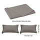 thumbnail image 3 of Láminas De Fibra Juego de sábanas de poliéster de 3 piezas con 2 fundas de almohada, 150x230 cm, color liso, lavables, para colchón estándar (gris claro). Rkxzt, 3 of 9