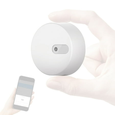 BIMZUC Intelligent Human Presence Sensor Motion Detector, 24GHz Microwave Radar Detection Device, Smart Home Security System with USB Cable, 2.0 inches / 5.08 cm, White