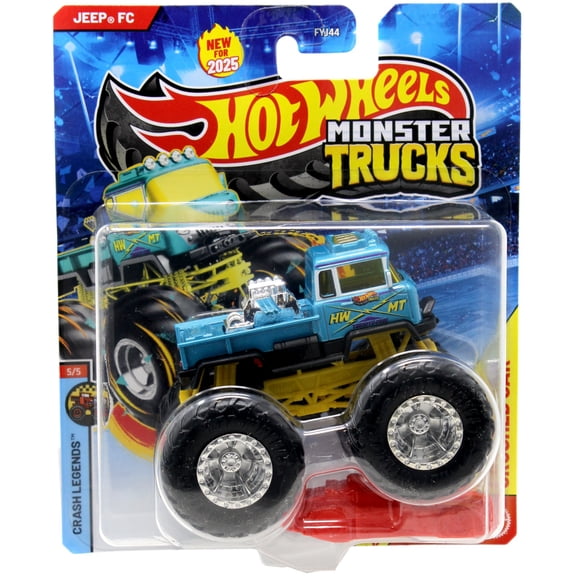 Hot Wheels Monster Trucks LIVE Jepp FC Crash Legends Diecast Car