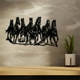 thumbnail image 5 of XDDST Horse Metal Wall Art Seven Horses Horse Home Sign Entrance Decoration Farmhouse Wall Decoration Animal Metal Decoration Wild Animal Horse Lover Gift Metal Horse Head Gift, 5 of 9