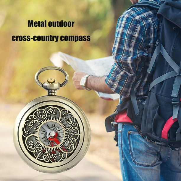 Kavoc Vintage Pocket Watch Compass Outdoor Camping Survival Navigation  Compass 
