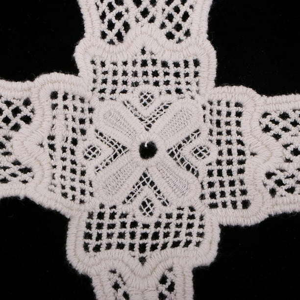 あめり様♡Eaphi PATCHWORK EMBROIDERY LACE JA… Handmade Appliques, Lace Embroidery Appliques4pcs 3D Flower