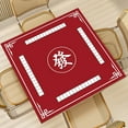 thumbnail image 5 of BAELLERT Mahjong Table Mat Poker Domino Mahjong Tile Card Board Game Anti-slip Noise Reduction Square Mah Jong Table Cover Playmat, 5 of 8