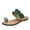 Green, variant on GERsome Women's Sandal Flat Sandals Toe Ring Slides Slip on Flip Flops