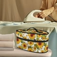 thumbnail image 2 of ZUXONGSY Sunflower Daisy Print Steam Iron Case Steamer Storage Bag Portable Travel Iron Carrier Bag with Handle Lightweight Iron Accessories, Case Only, 2 of 6