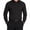 Black, variant on Modena Mens Slim Fit Long Sleeve Solid Dress Shirt Colors