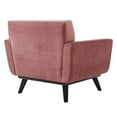 thumbnail image 4 of Modway Engage Performance Velvet Armchair in Dusty Rose, 4 of 8