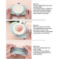 thumbnail image 5 of Dumpling Maker, 3Pcs Dumpling Maker Mould Wheat Straw Empanadas Press Mold, Empanadas Maker, Dumpling Press Different Sizes for Cooking Kitchen(Sky Blue), 5 of 5