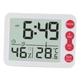 thumbnail image 2 of Pantalla digital Humedad Medidor Termómetro Medida de temperatura Reloj Pantalla rojo Zulema Termómetro electrónico digital, 2 of 8