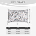 thumbnail image 4 of Sikiie natural insects Print Plush Pillow Cover, Wrinkle-proof and Stain-resistant Pillow Protector without Pillow Core, Home Decoration-16"x24", 4 of 6