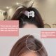 thumbnail image 5 of Sonducket Pinza de pelo para mujer, reemplazo de Color sólido portátil, estilo Simple, peinado Manual, rizador para niñas, abrazadera de Accesorio para el cabello Púrpura claro, 5 of 6