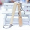 thumbnail image 1 of 10pcs Mini Baseball Bat Keychain Wooden Bat Pendant Sports Keychains For Kids Baseball Accessories Novelty Keychain For Backpacks Handbag, 1 of 8