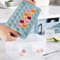 thumbnail image 4 of Nyidpsz 3 Layer Ice Cube Tray with Scoop Tong Easy Release Ice Ball Mold Tray with 3 Reusable Straws Ice Cube Maker Container, 4 of 8