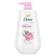 thumbnail image 1 of Gel de baño Dove Renew con aceite de peonía y rosa, 900 ml, con bomba, 1 of 8