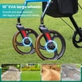 thumbnail image 4 of COSYWILL Upright Rollator Walker,Stand Up Walkers for Seniors and Adults with Backrest Seat,Lightweight and Folding Design,Blue, 4 of 9