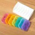 thumbnail image 3 of UDIYO Portable Rainbow 7 Days Weekly Pill Medicine Box Drug Storage Case Container, 3 of 6
