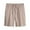 Beige, variant on Dagegui Mens Shorts Summer Ice Silk Casual Straight Fit Shorts Drawstring Elastic Waist Work Shorts Big and Tall Solid Sport Shorts with Pockets Beige 3XL