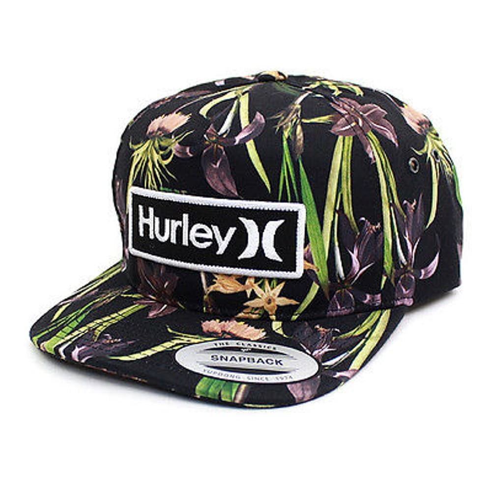 hurley floral hat