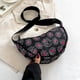 thumbnail image 5 of Bolso Media Luna Monedero de axila para mujer, correa ajustable, bolso de viaje, bolso informal para mujeres y niñas, 5 of 9
