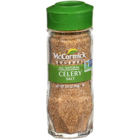 McCormick Gourmet All Natural Celery Salt, 2.5 oz (Best Salt To Use)