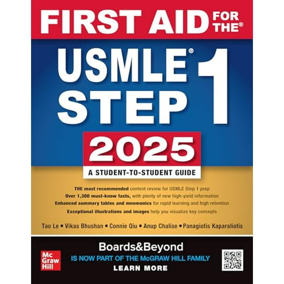 Pre-Owned First Aid for the USMLE Step 1 2025, 9781266346460, 1266346465, Paperback, 35 edition