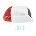thumbnail image 4 of 1Pcs Wireless Outdoor Solar Siren With Led Flash For Home Burglar Alarm 110Db, 4 of 9