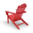 thumbnail image 6 of LuXeo Marina Red Poly Outdoor Patio Adirondack Chair and Table Set, 6 of 17
